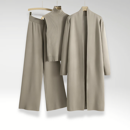 Vive Couture | Ensemble trois pièces en maille Luxe
