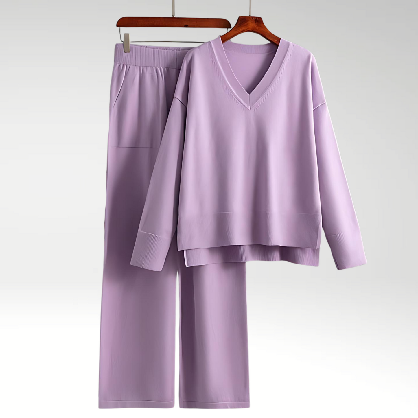 Vive Couture | Luxe Ensemble deux pièces col V